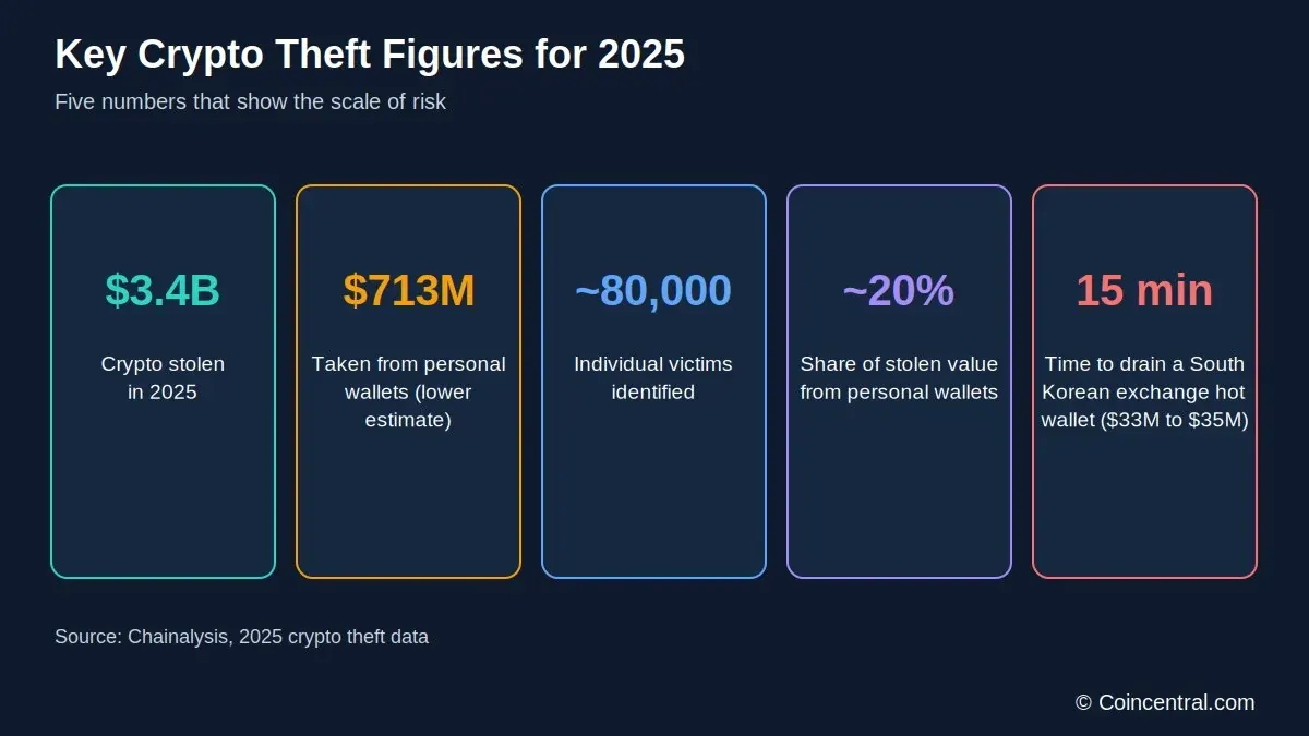 Crypto Wallet vs Exchange: Statistics, Risks and Key Differences in 2026